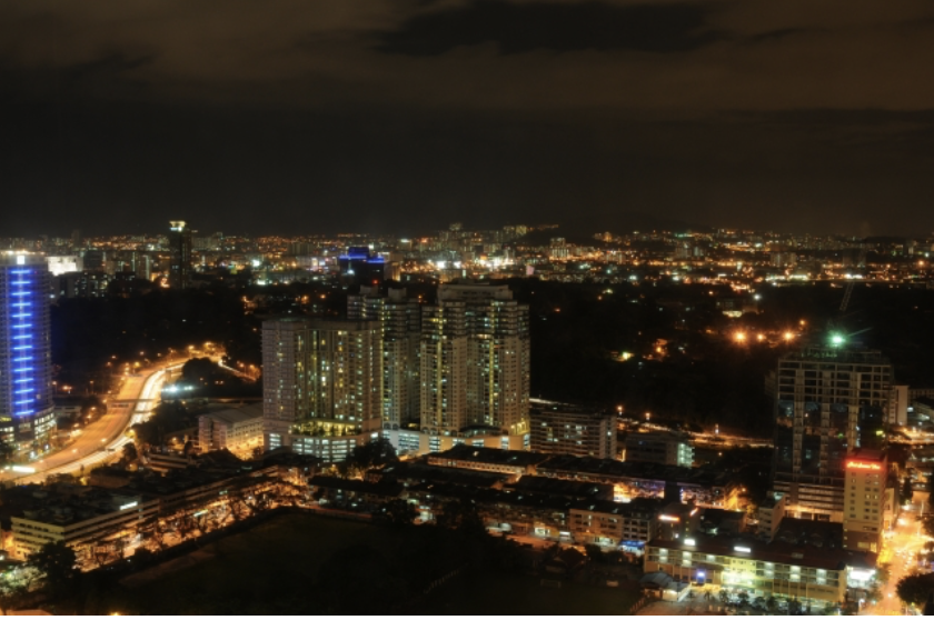 マレーシアの夜景
