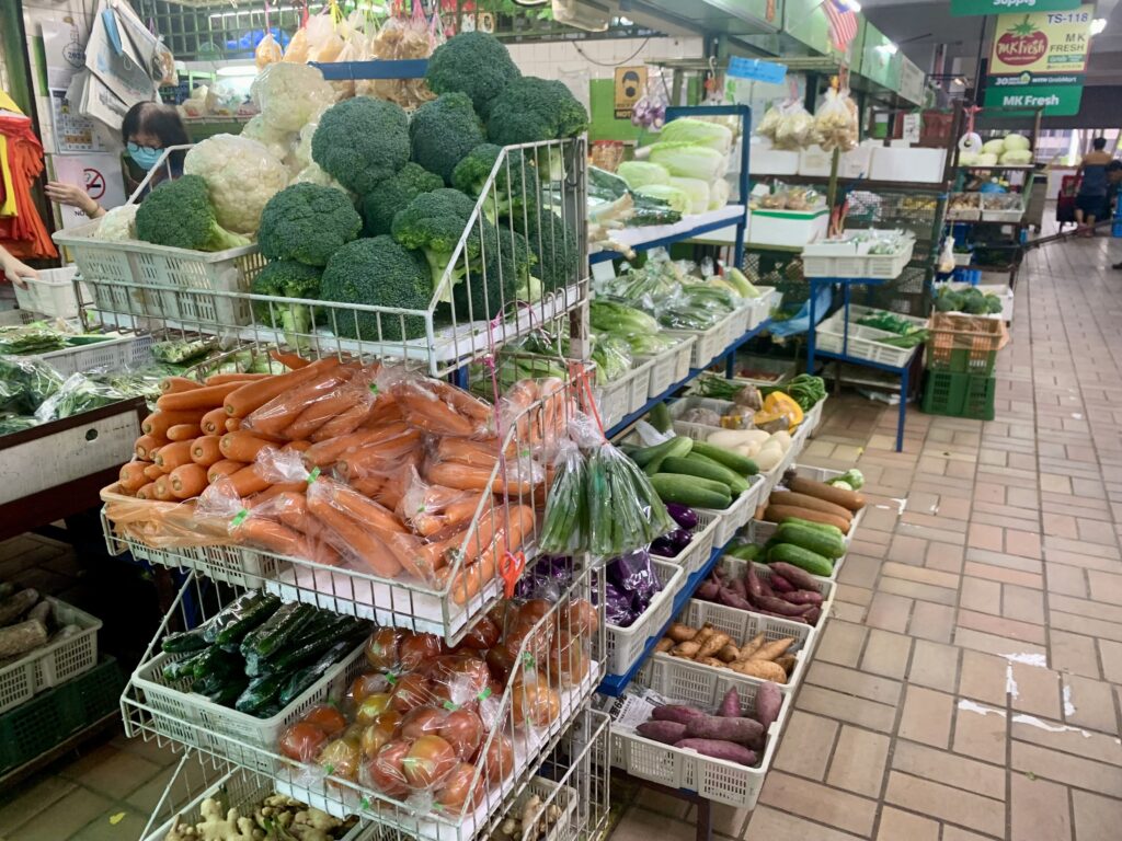 野菜　TTDI 市場