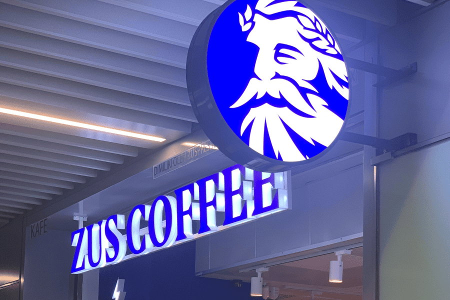 ZUS マレーシア　カフェ